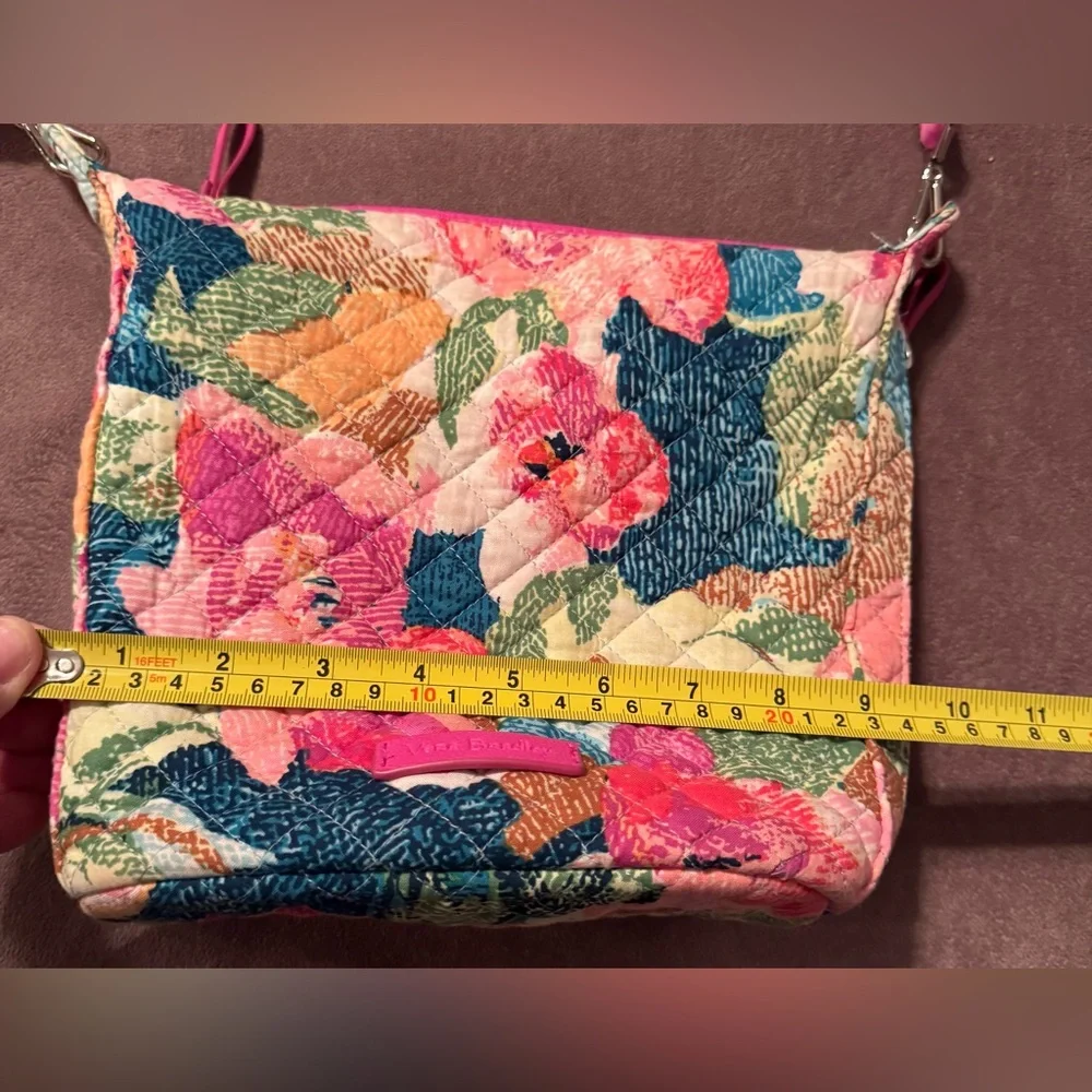 Vera Bradley Carson Floral Mini Hobo Crossbody Bag - Picture 14 of 16
